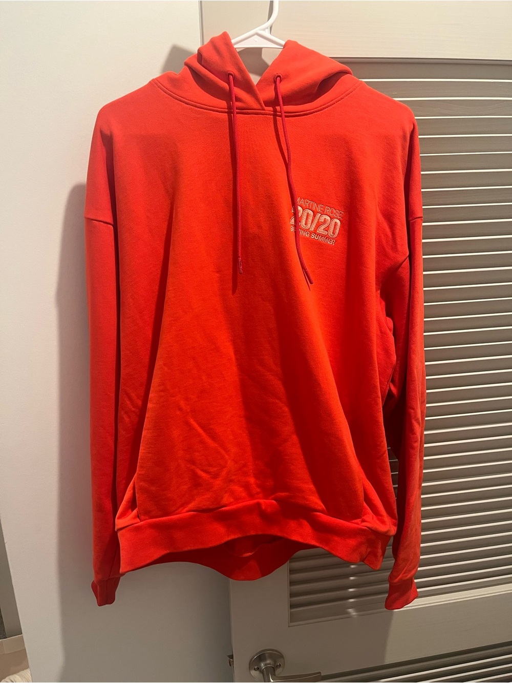 Martine Rose Red Crewneck Hoodie